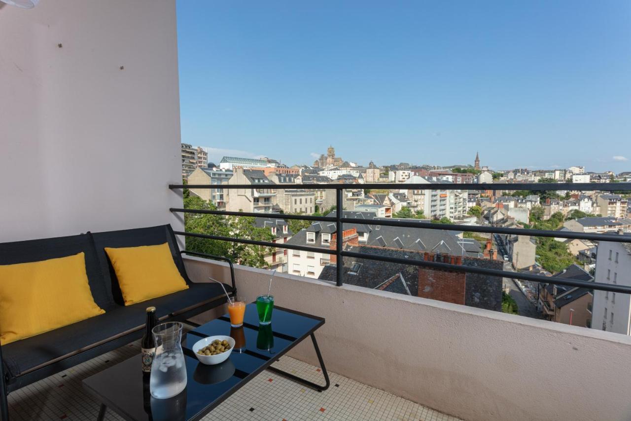 Cocon avec terrasse et garage proche musée Soulages Rodez Esterno foto